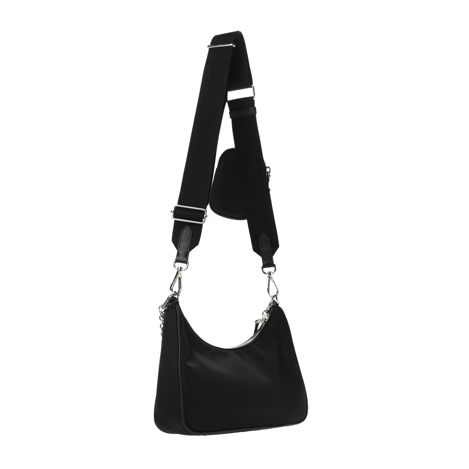 Prada Nylon Re-Edition 2005 Shoulder Bag Black 3 of 9
