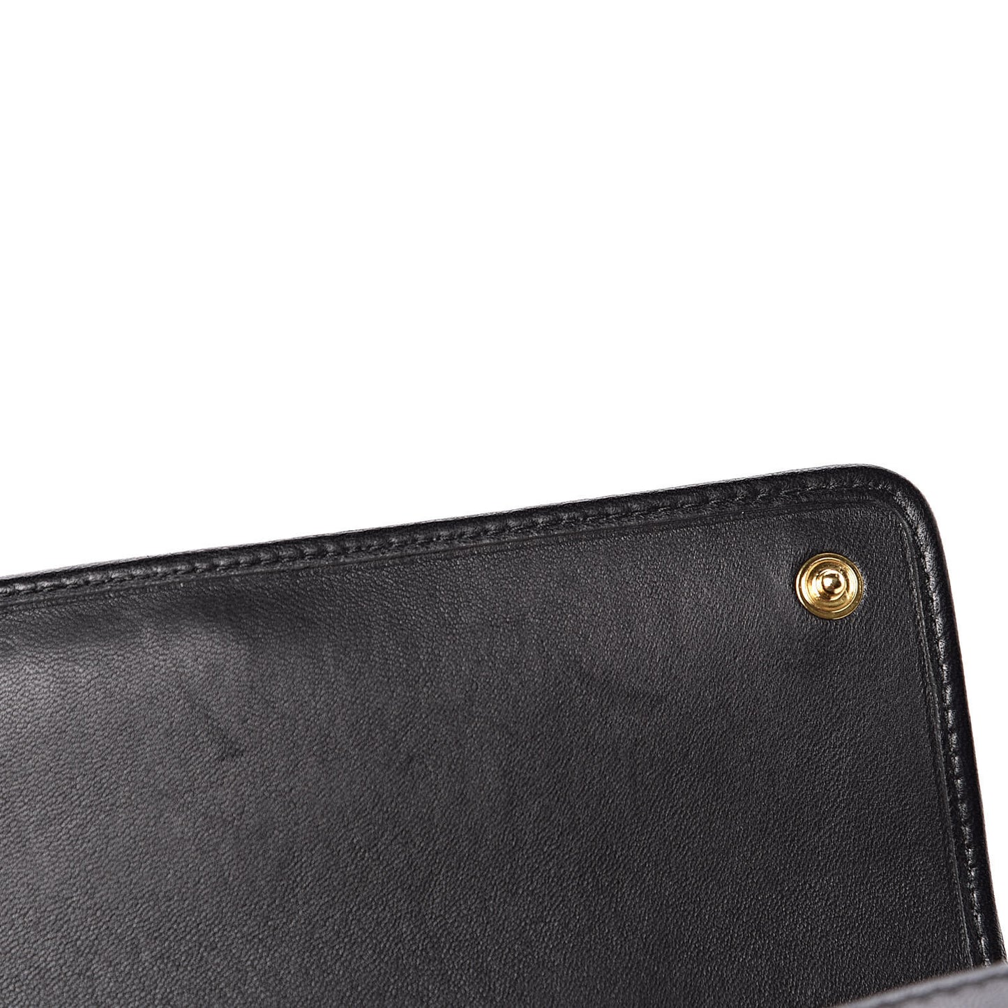 Nappa Matelasse Wallet On Chain Black