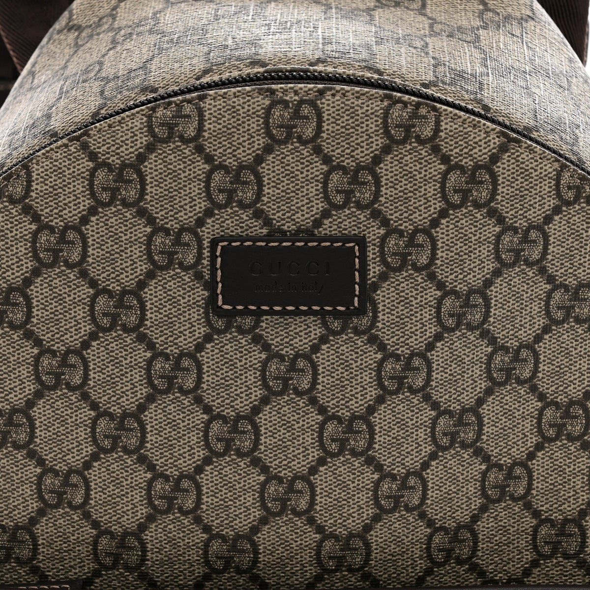Gucci GG Supreme Monogram Margaux Calfskin Childrens Day Backpack Beige Ebony Cocoa Dark Chocolate 8 of 12