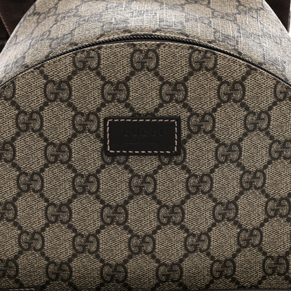 Gucci GG Supreme Monogram Margaux Calfskin Childrens Day Backpack Beige Ebony Cocoa Dark Chocolate 8 of 12