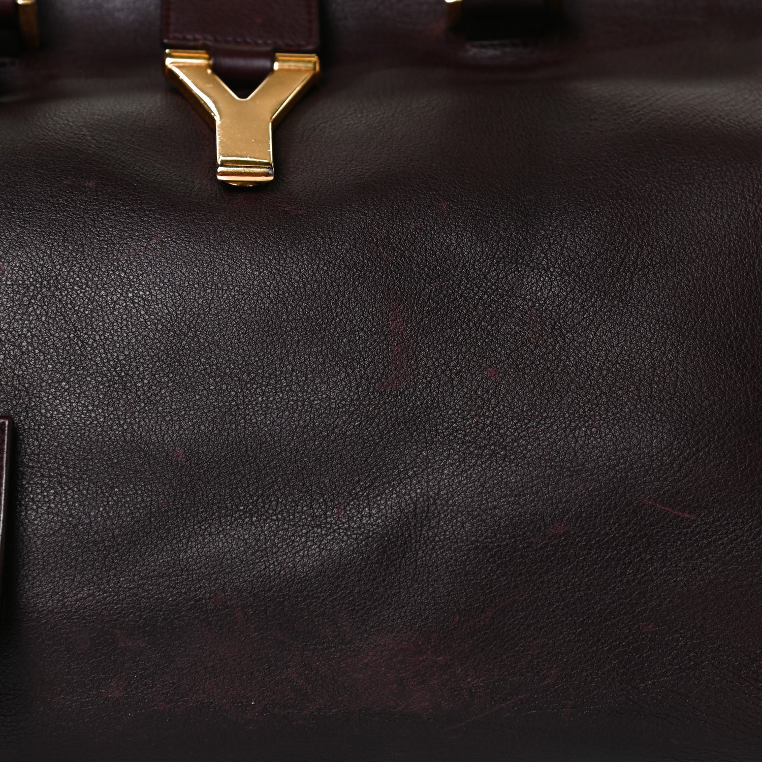 Saint Laurent Calfskin Medium Classic Y Cabas Bordeaux 13 of 18
