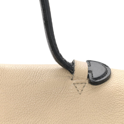 Louis Vuitton Calfskin Lockme MM Vanille Black 17 of 22