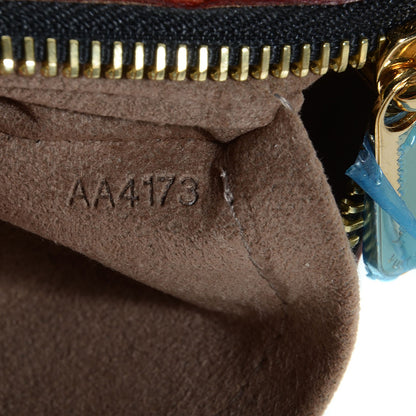 Louis Vuitton Monogram Multicolor Pochette Milla MM Black 7 of 8