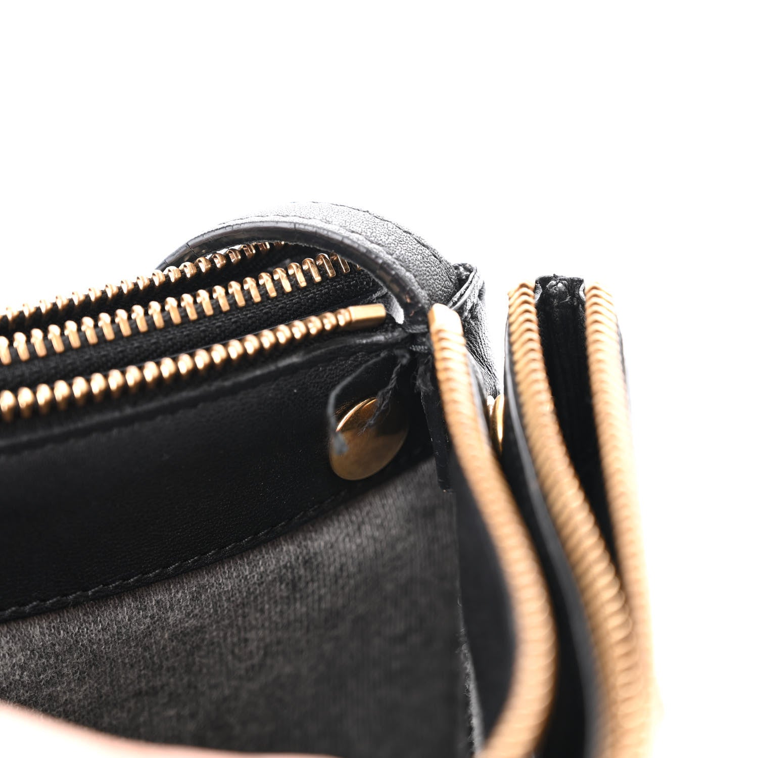 Celine Lambskin Small Trio Crossbody Bag Black 11 of 16