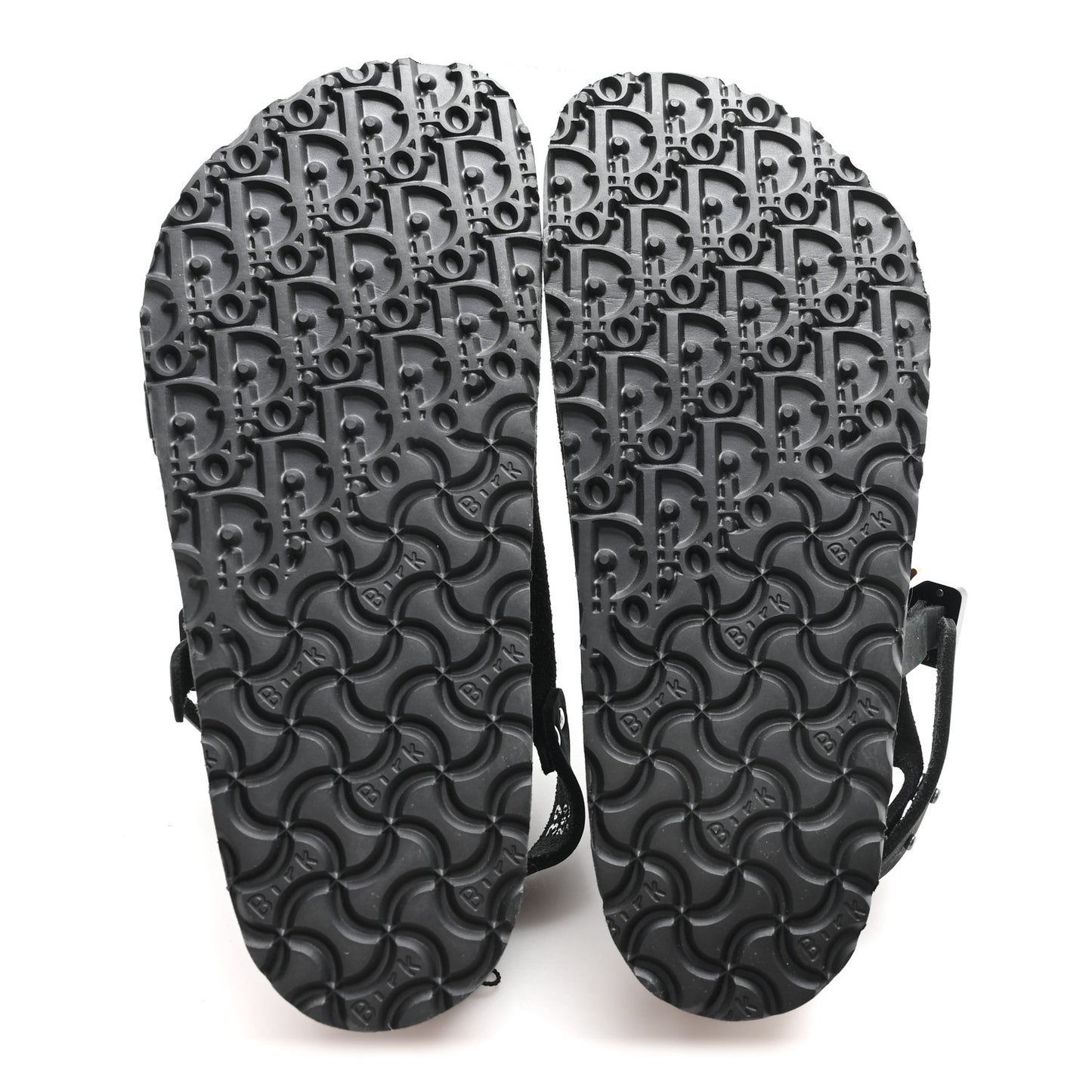 X BIRKENSTOCK Felted Wool Nubuck Calfskin Milano Sandal 39 Black