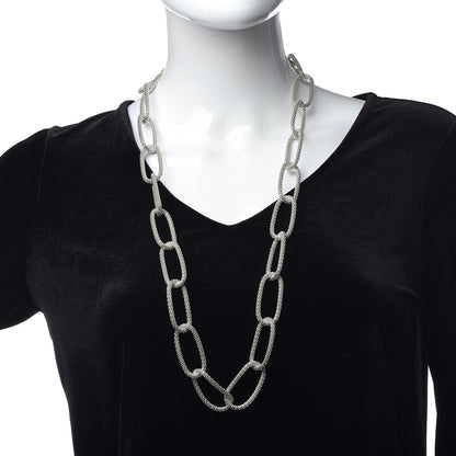 Tiffany Sterling Silver Paloma Picasso Mesh Link Toggle Necklace 2 of 5