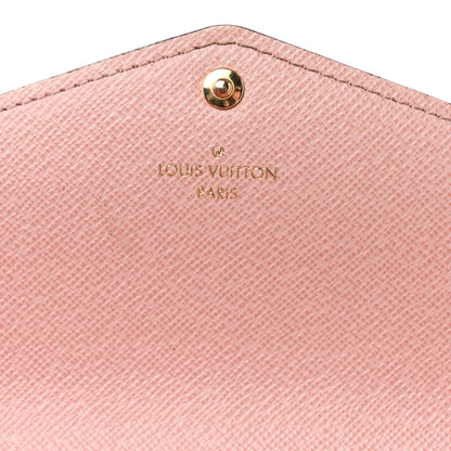 Louis Vuitton Monogram Sarah Wallet NM Rose Ballerine 6 of 7