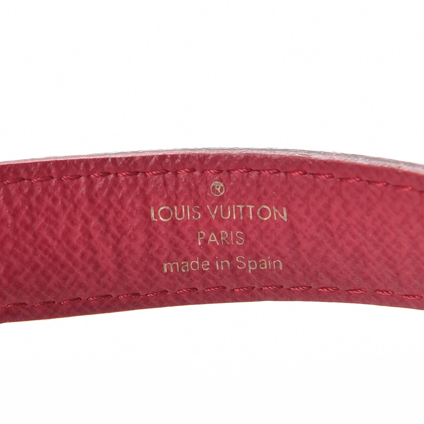 Monogram Multicolor LV Initiales Belt 80 32 White