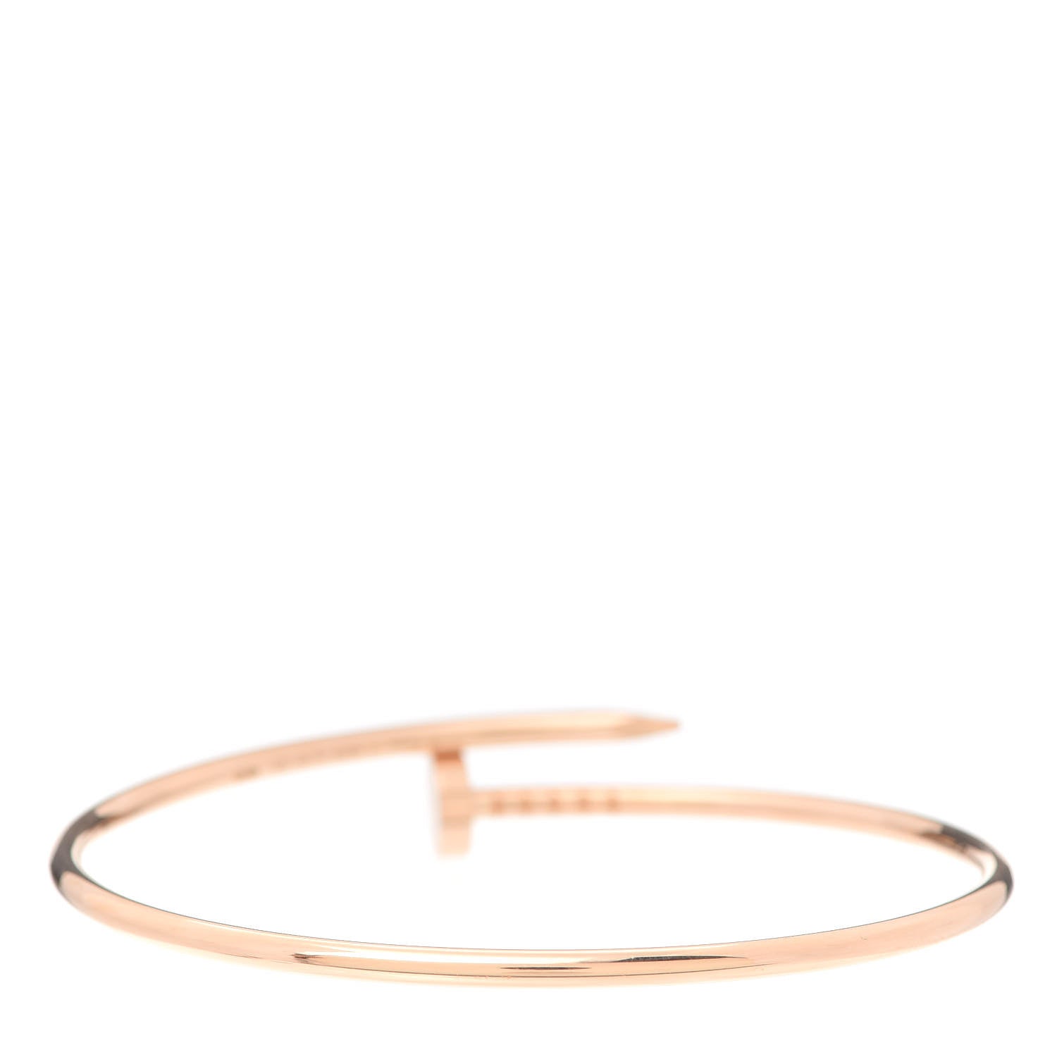 Cartier 18K Pink Gold Small Juste Un Clou Bracelet 17 3 of 6
