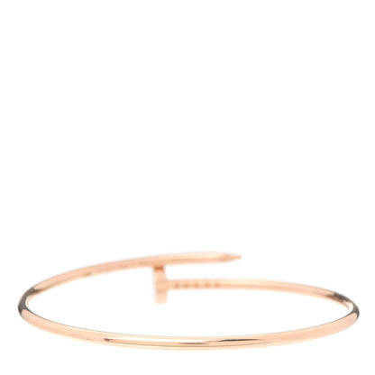 Cartier 18K Pink Gold Small Juste Un Clou Bracelet 17 3 of 6