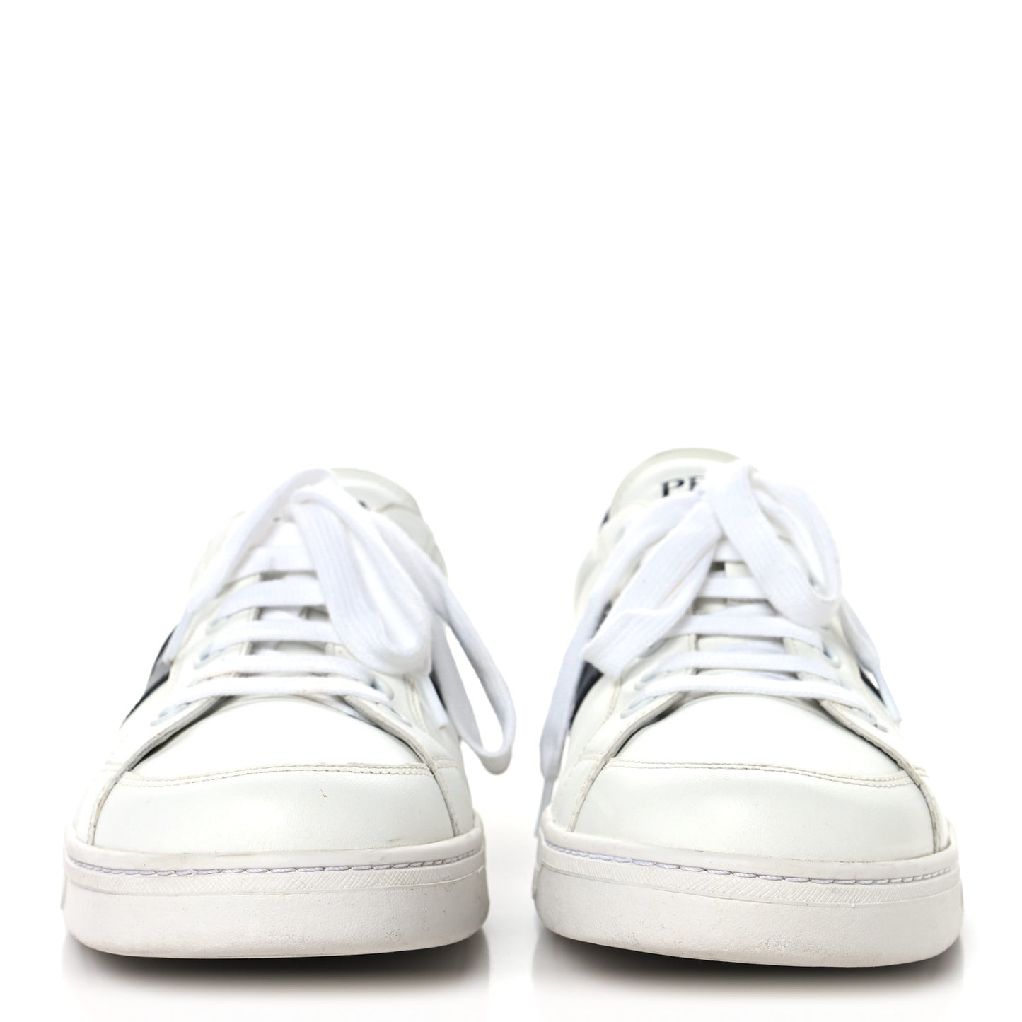 Calfskin Mens Low Top Sneakers 9 White