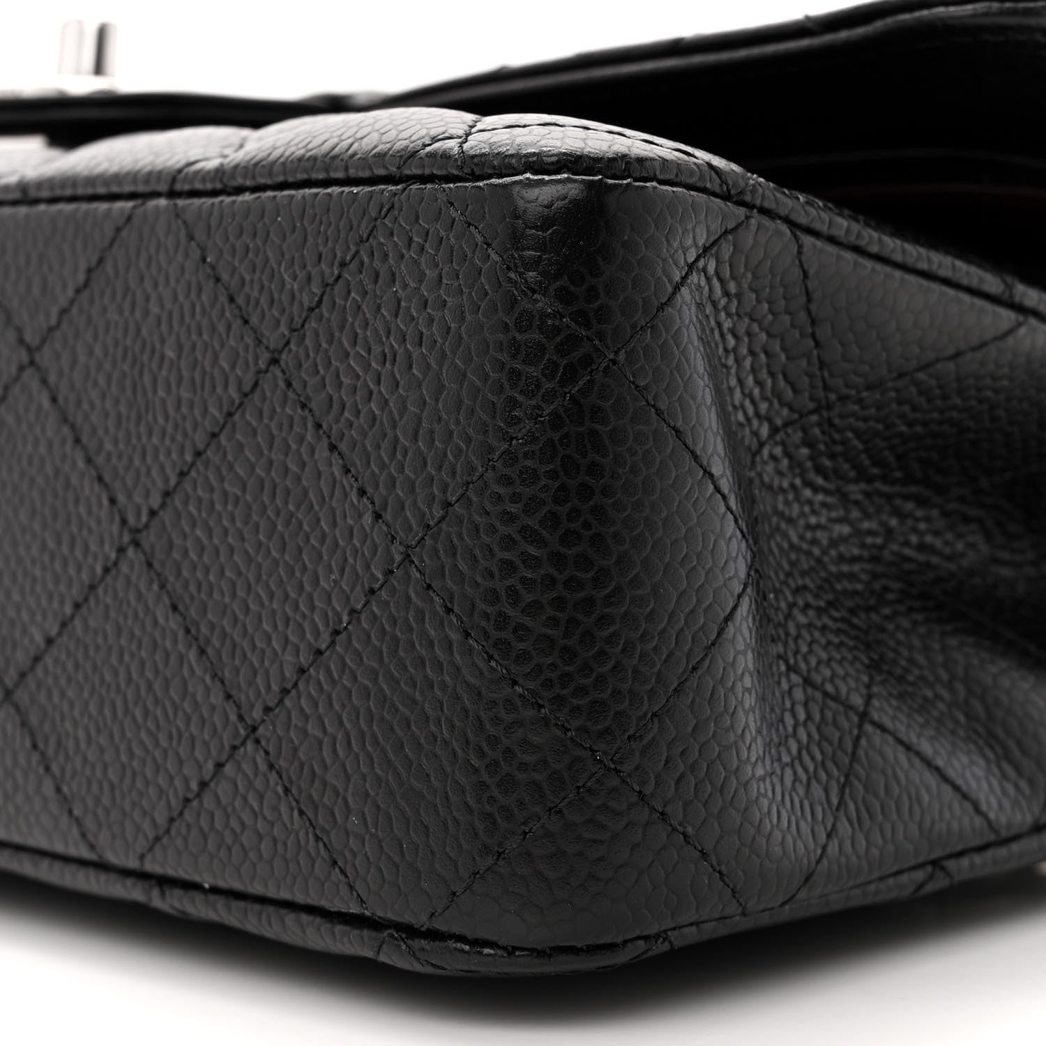 Chanel Caviar Quilted Medium Double Flap Black 10 of 11