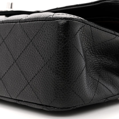 Chanel Caviar Quilted Medium Double Flap Black 10 of 11