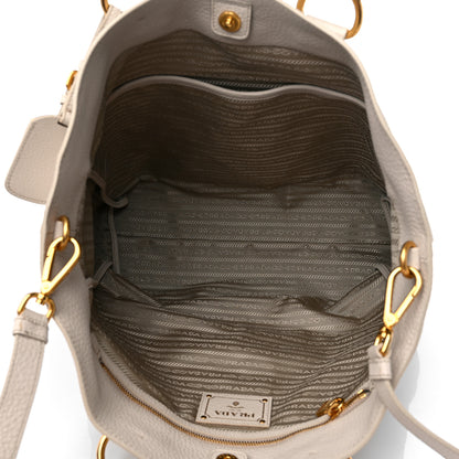 Prada Vitello Daino Tote Talco 4 of 13