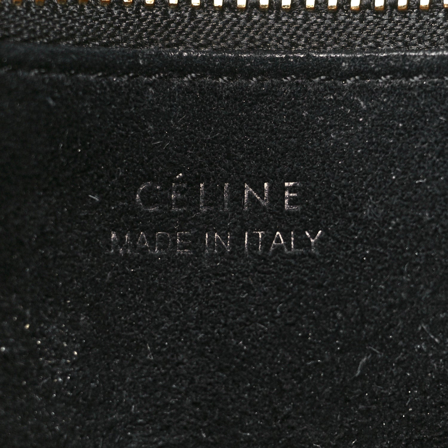 Celine Bullhide Calfskin Small Ring Bag Black 6 of 15