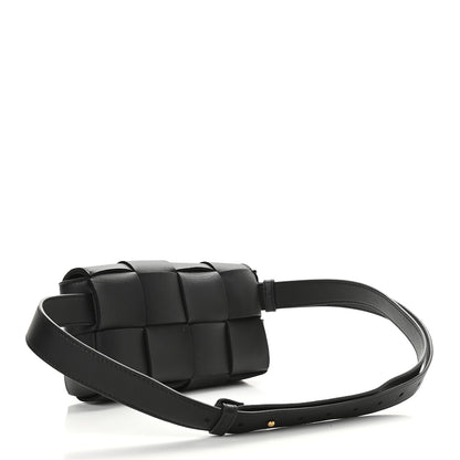 Bottega Veneta Nappa Maxi Intreccio The Belt Cassette Bag Black 3 of 11