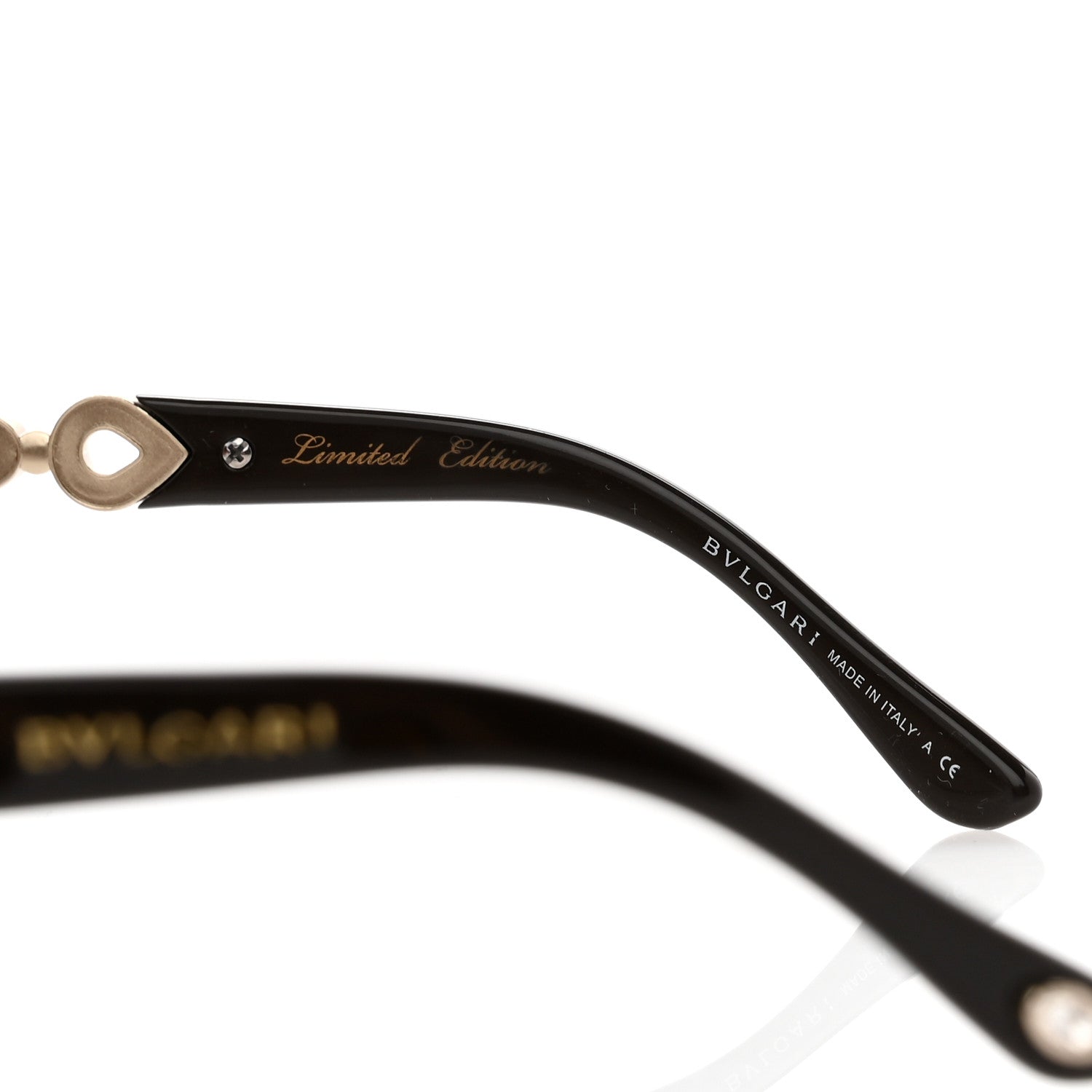 Bulgari BVLGARI Crystal Flower 6059-B Sunglasses Brown 6 of 8