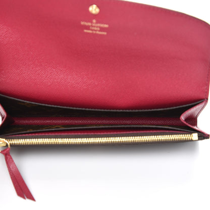 Louis Vuitton Monogram Emilie Wallet Fuchsia 5 of 7