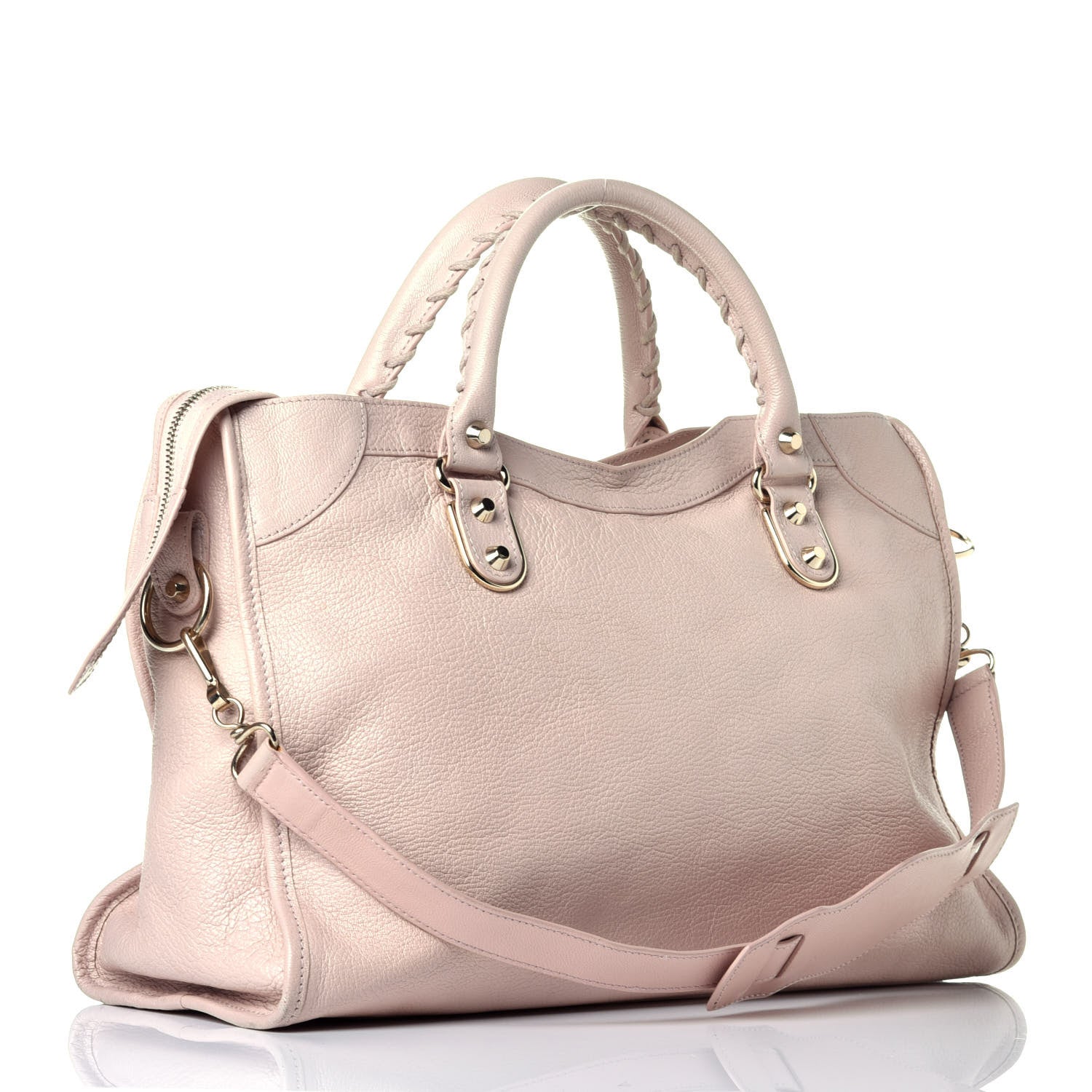 Balenciaga Chevre Gold Metallic Edge Hardware City Rose Aubepine Bois de Rose 4 of 11