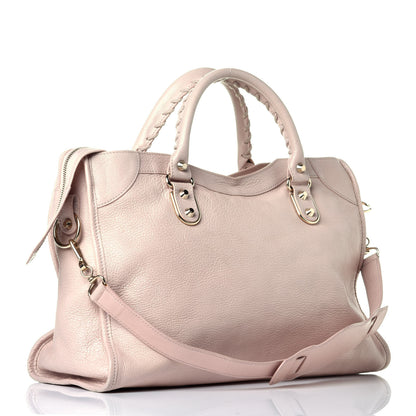 Balenciaga Chevre Gold Metallic Edge Hardware City Rose Aubepine Bois de Rose 4 of 11