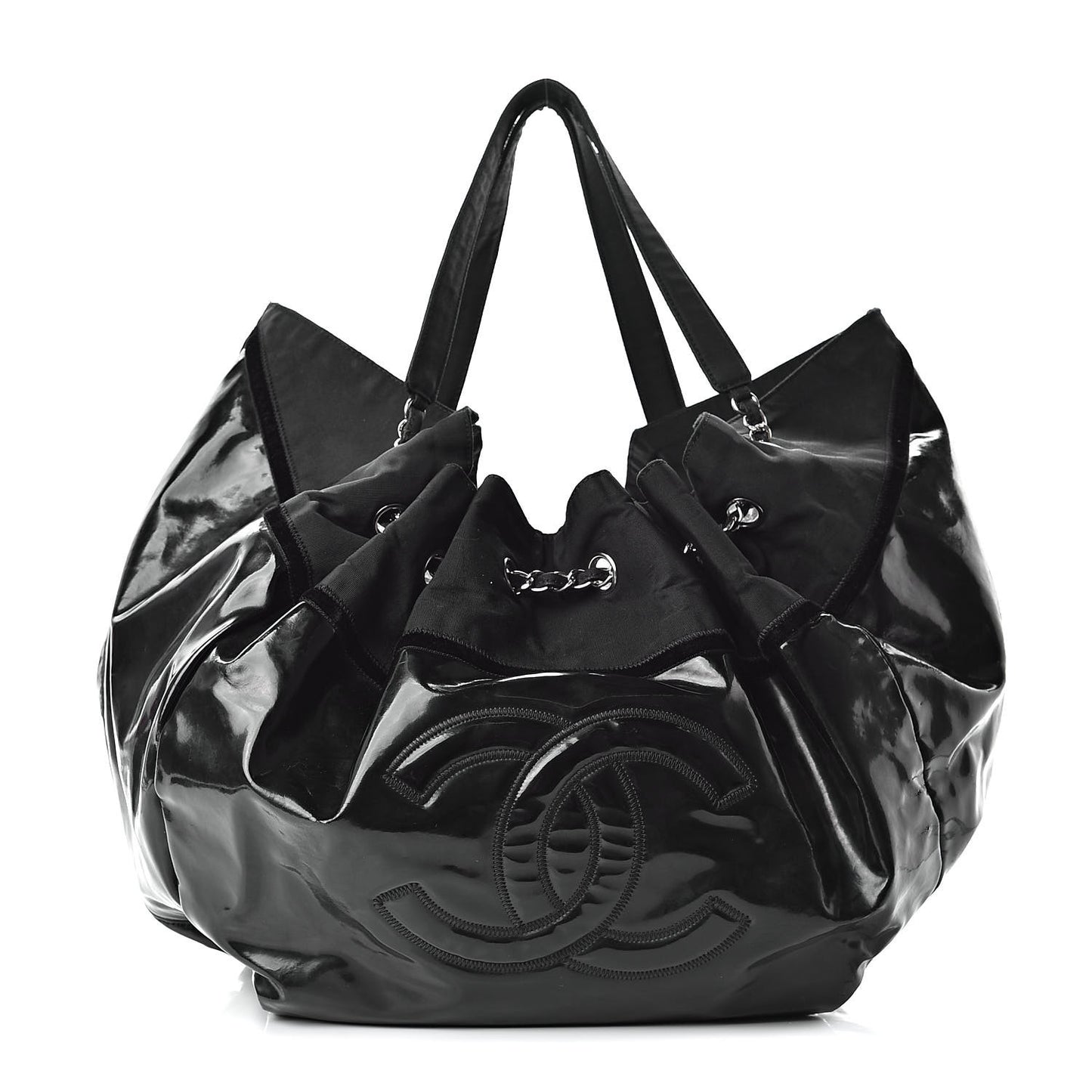 Vinyl Large Stretch Spirit Cabas Black