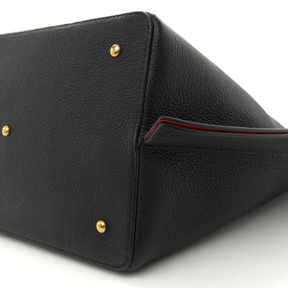 Valentino Garavani Grainy Calfskin VLogo Escape Hobo Bag Black 11 of 13