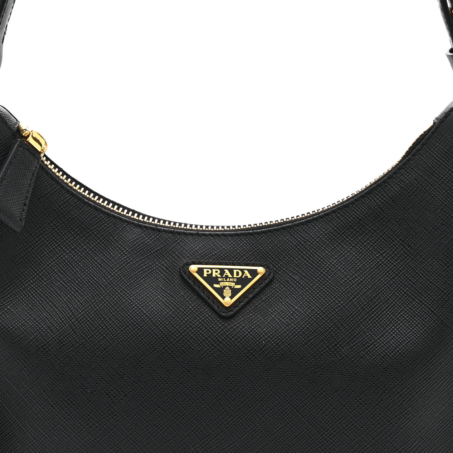 Prada Saffiano Lux Mini Re-Edition Shoulder Bag Black 8 of 10