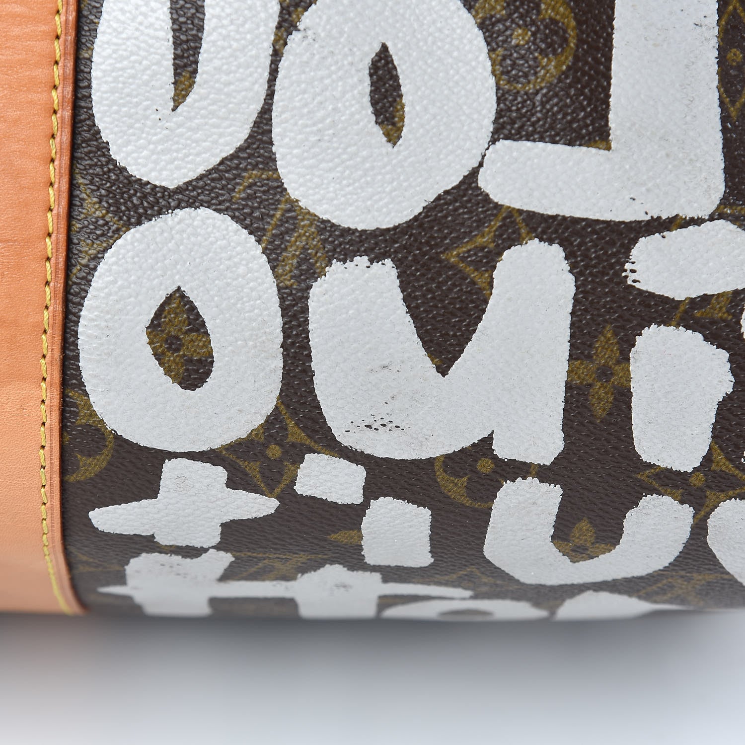 Louis Vuitton Graffiti Keepall 50 Silver 19 of 28