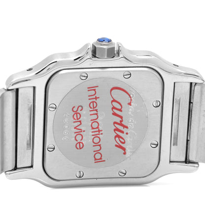Cartier Stainless Steel 18K Yellow Gold 29mm Santos De Cartier Galbee Quartz Watch 4 of 4