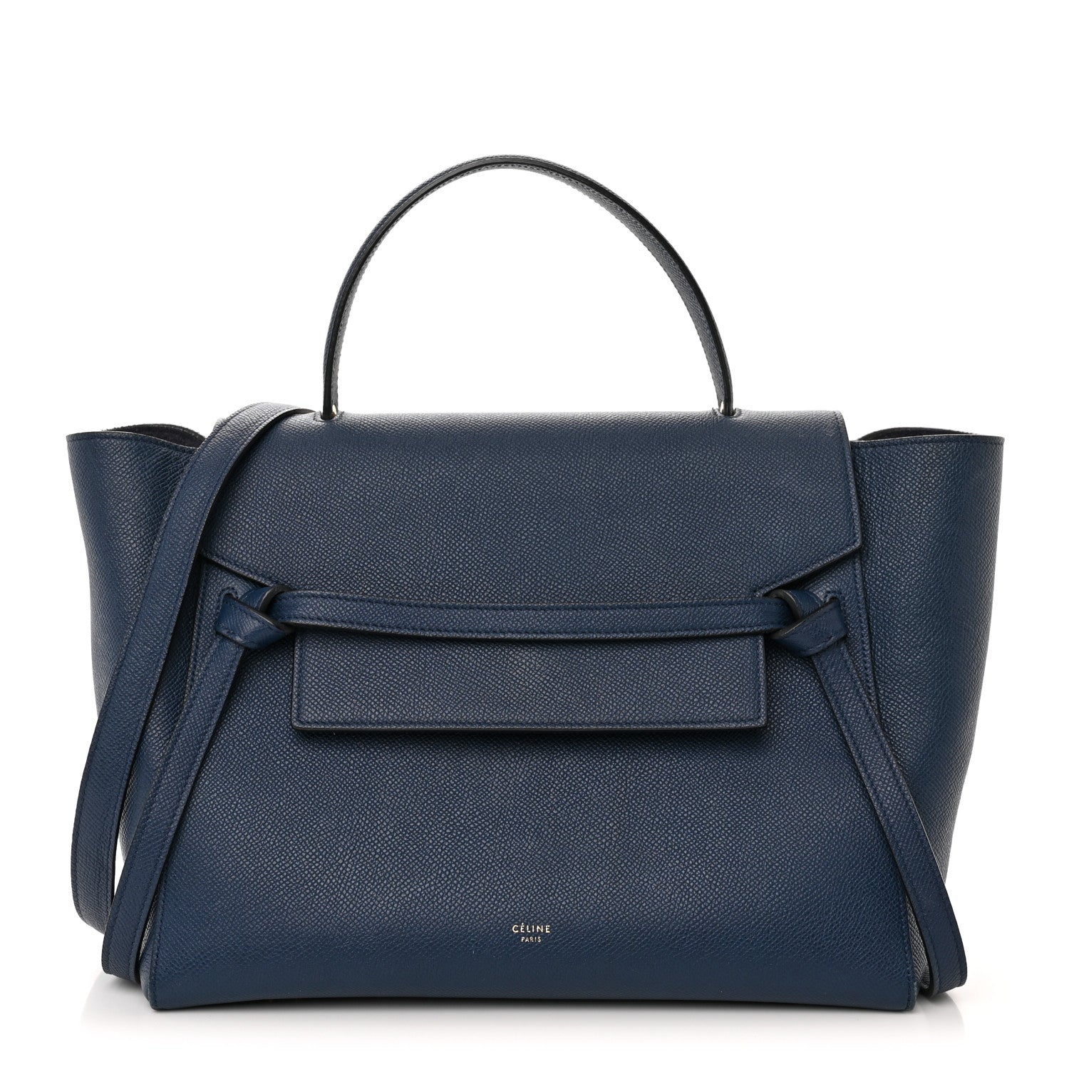 Celine Grained Calfskin Mini Belt Bag Deepsea 1 of 11