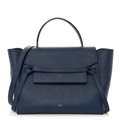 Celine Grained Calfskin Mini Belt Bag Deepsea 1 of 11