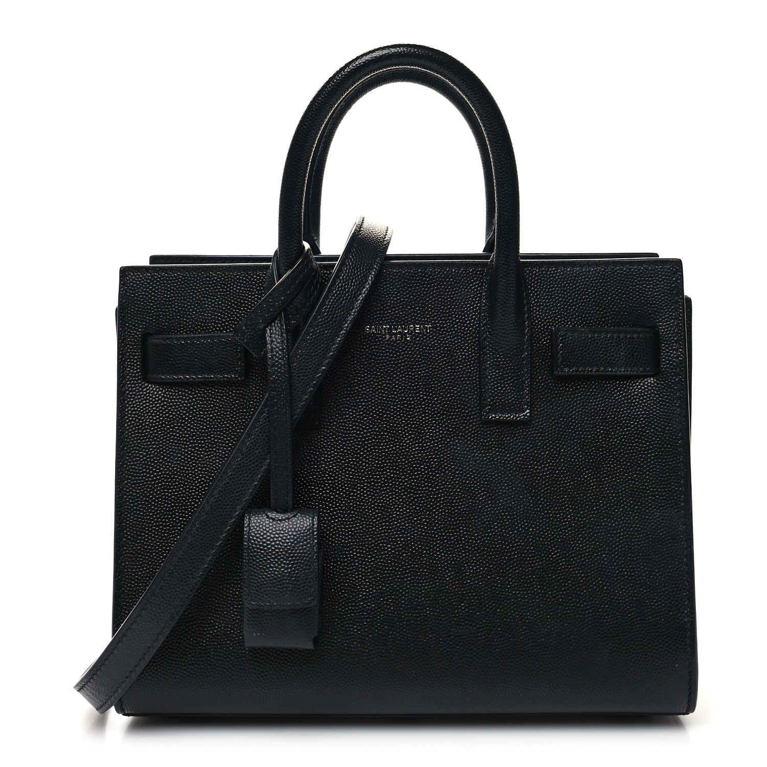 Saint Laurent Grain de Poudre Nano Sac De Jour Black 1 of 10