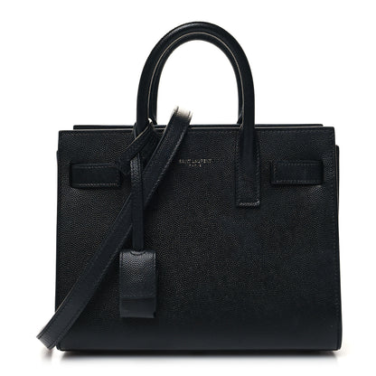 Saint Laurent Grain de Poudre Nano Sac De Jour Black 1 of 10