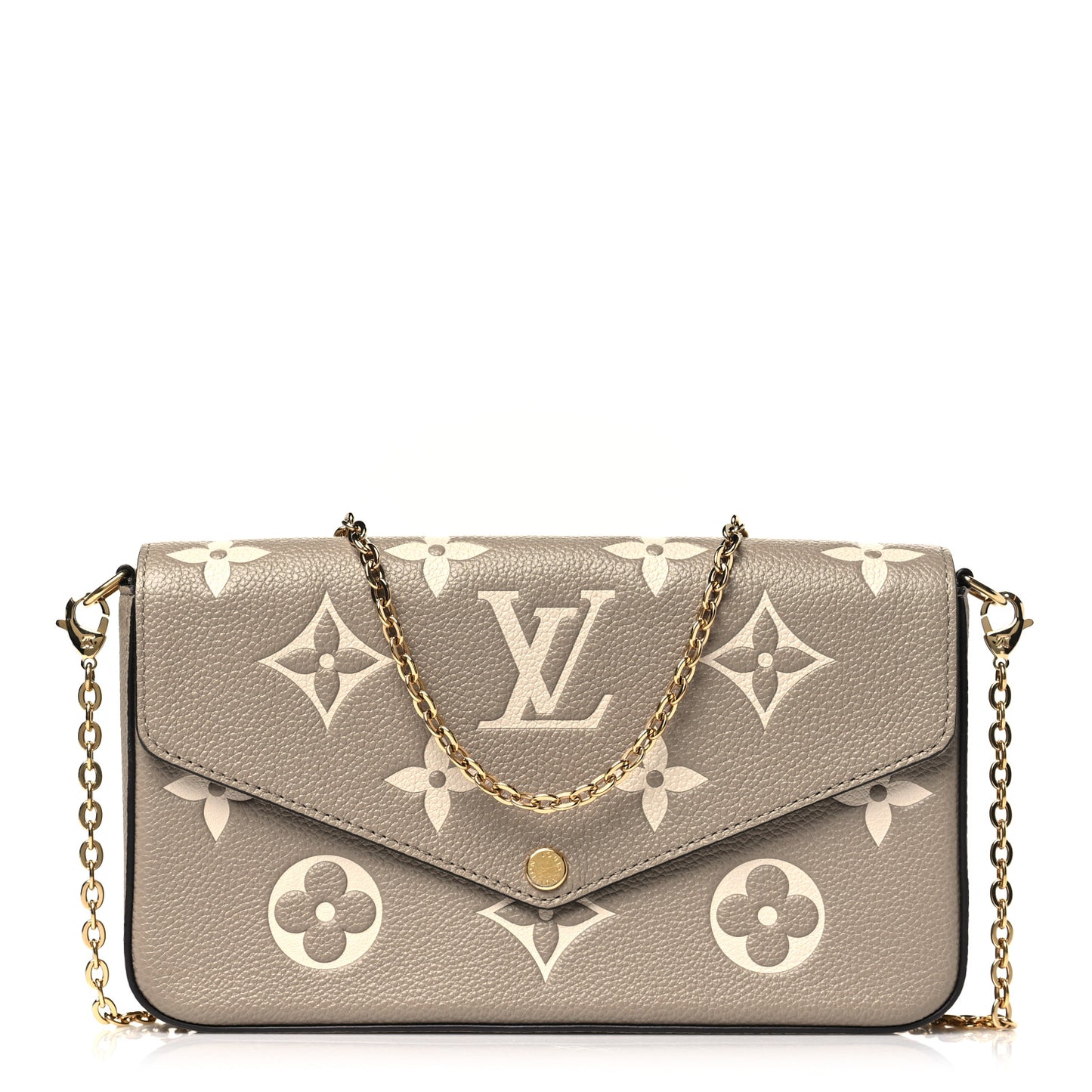 Empreinte Monogram Giant Felicie Pochette Tourterelle Creme
