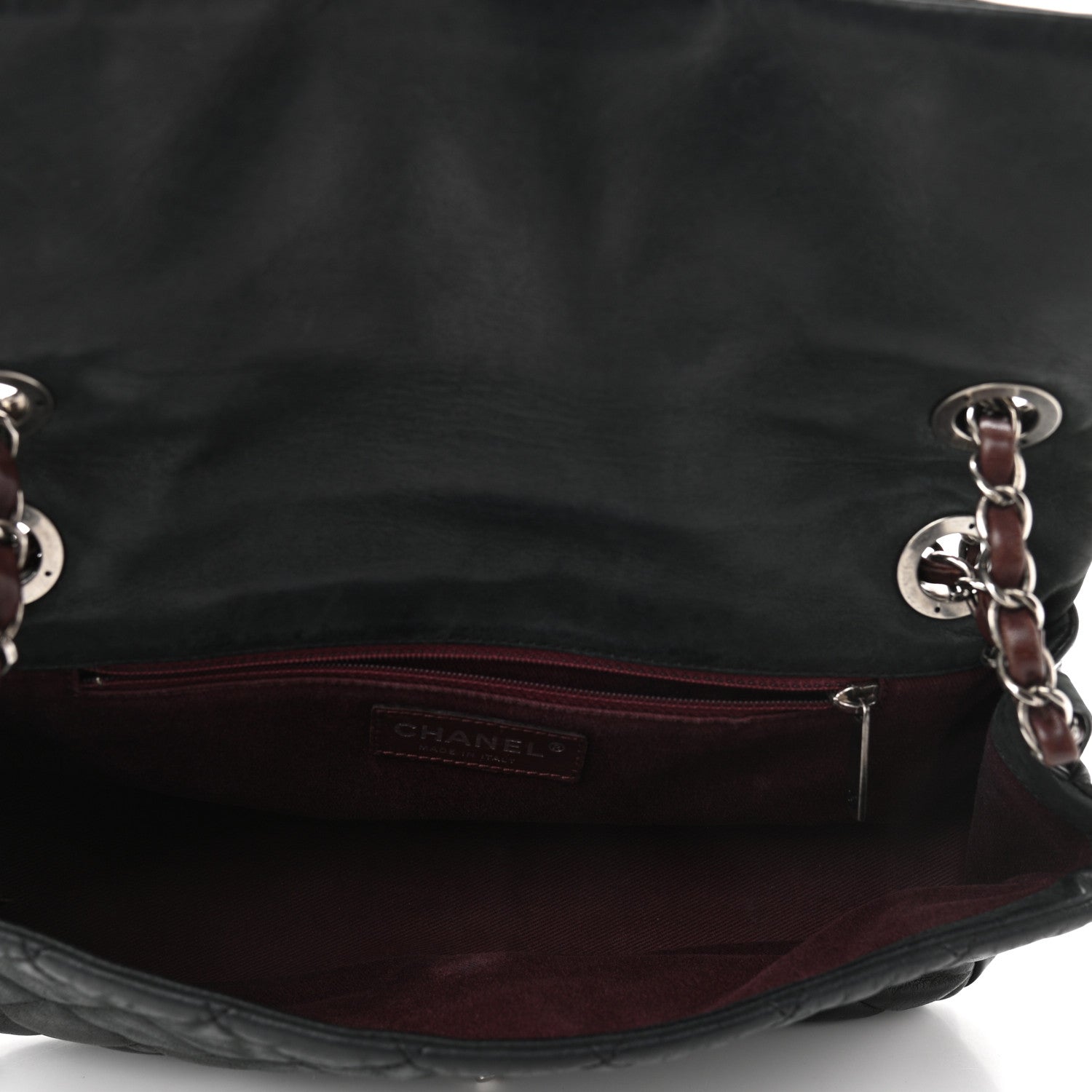 Chanel Iridescent Calfskin Medium In The Mix Flap Black 4 of 11