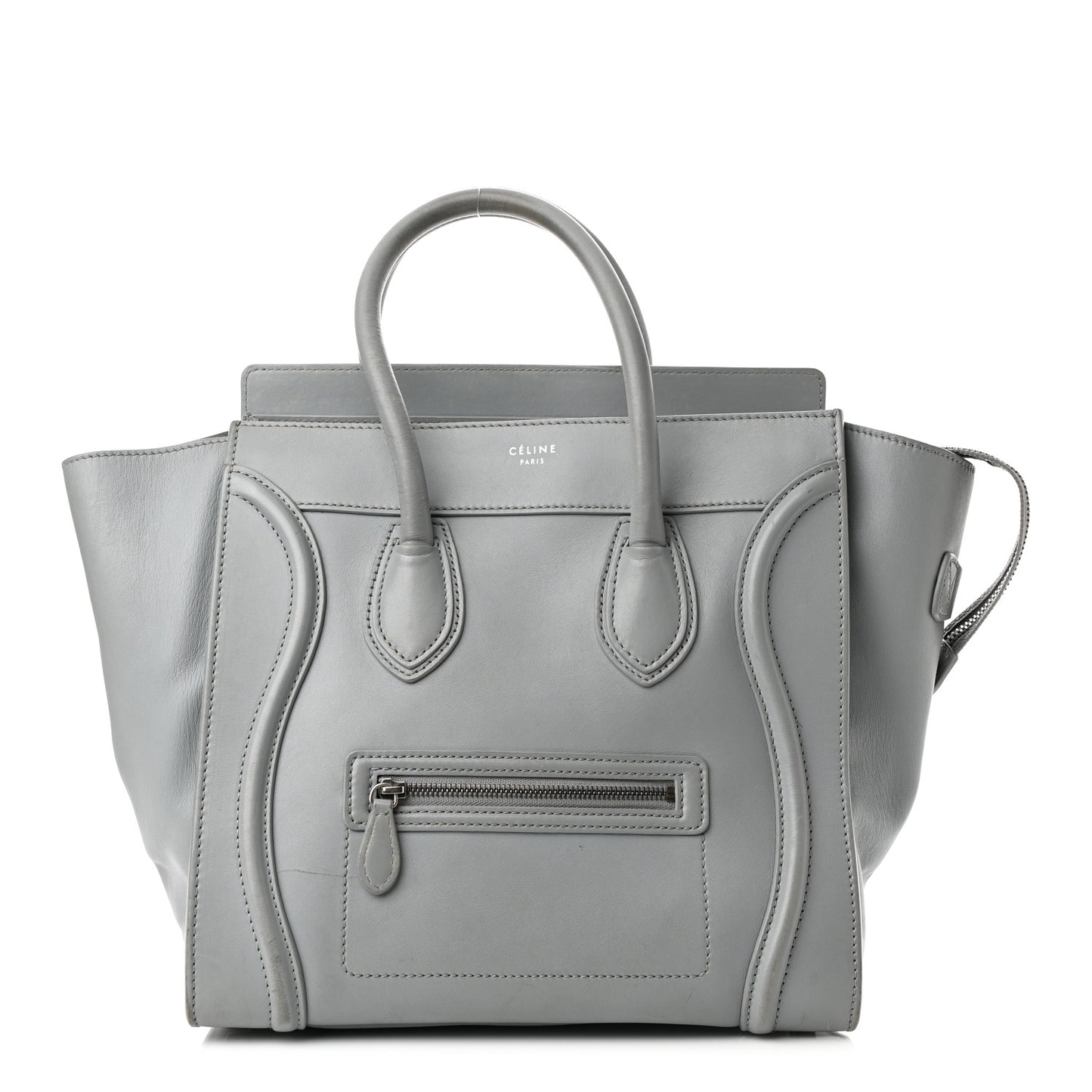 Smooth Calfskin Mini Luggage Sky Blue
