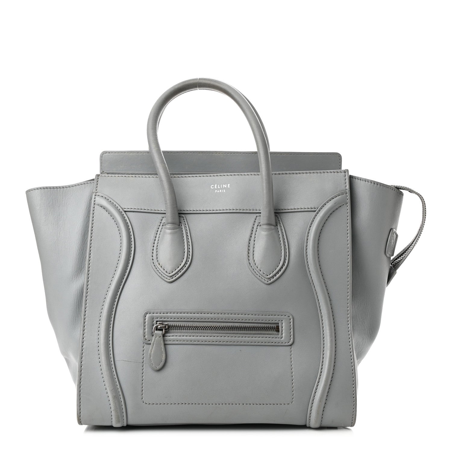 Celine Smooth Calfskin Mini Luggage Sky Blue 1 of 18