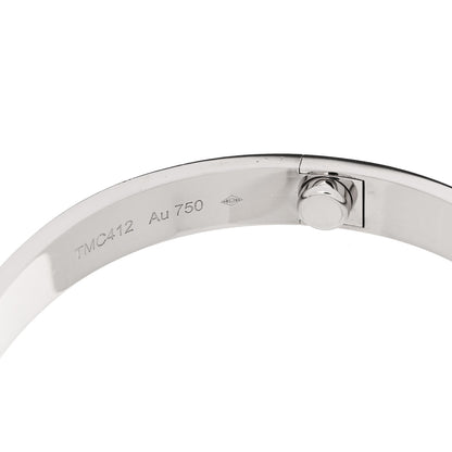 Cartier 18K White Gold LOVE Bracelet 17 8 of 9