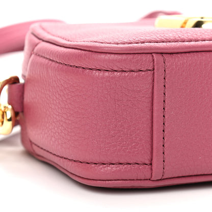 Marc Jacobs Supple Natural Grain Calfskin Softshot 17 Bag Dusty Ruby 7 of 8