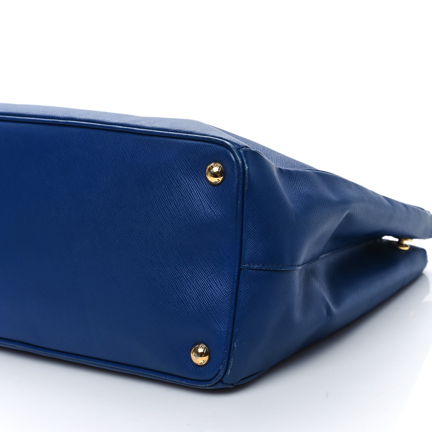 Saffiano Large Galleria Double Zip Tote Bluette