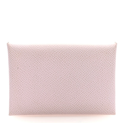 Hermes Epsom Calvi Card Case Mauve Pale 1 of 7