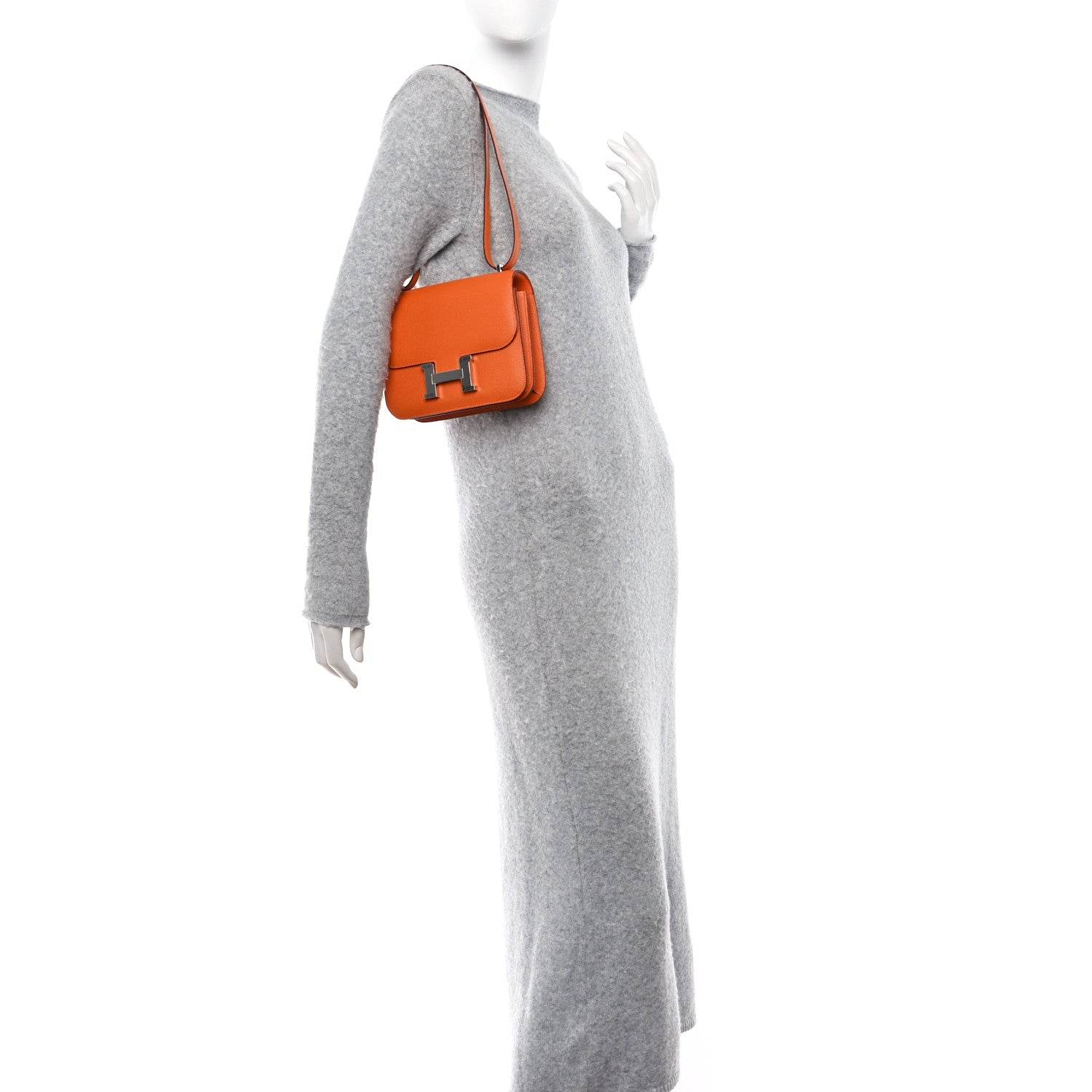 Hermes Epsom Constance 18 Orange 2 of 11