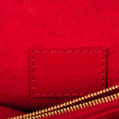 Louis Vuitton Damier Ebene Caissa Clutch Cherry 6 of 7