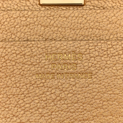 Hermes Metallic Chevre Chamkilight Medor Card Holder Dore 6 of 9