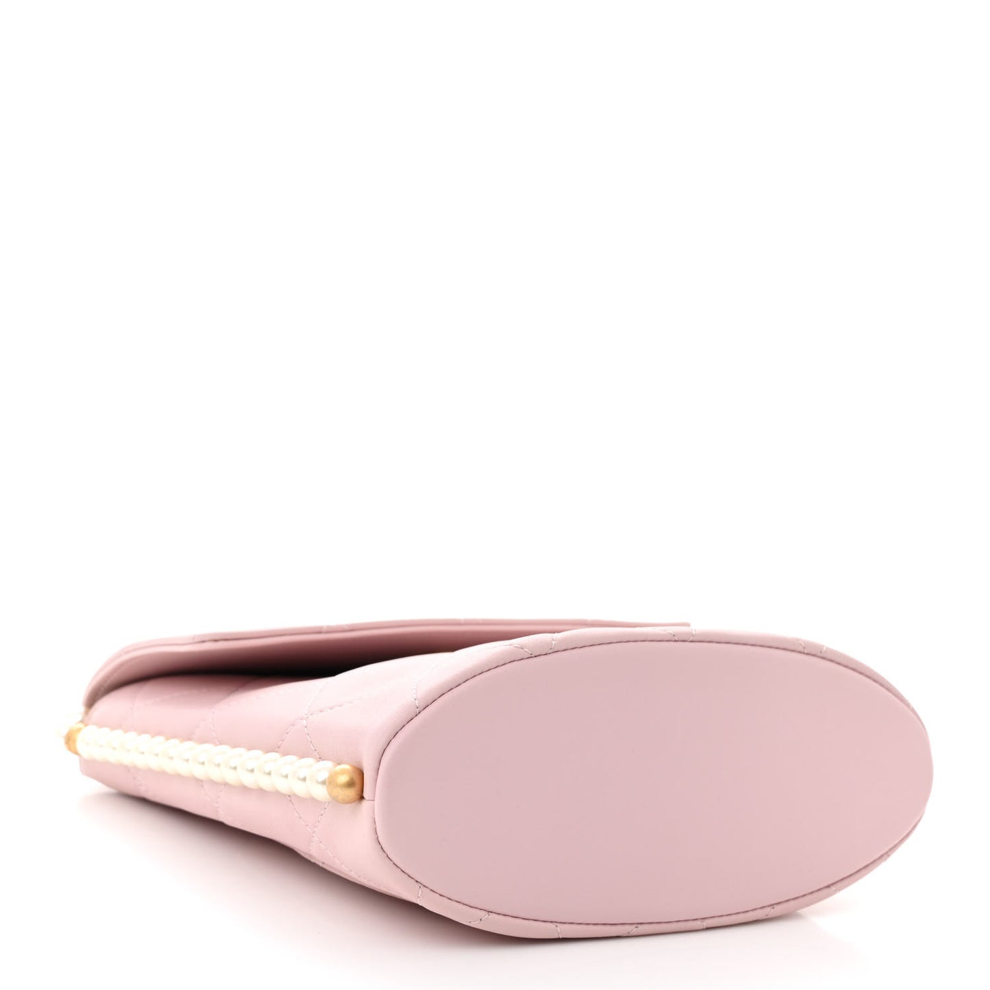 Calfskin Quilted Pearl Small About Pearls Hobo Bag Light Pink