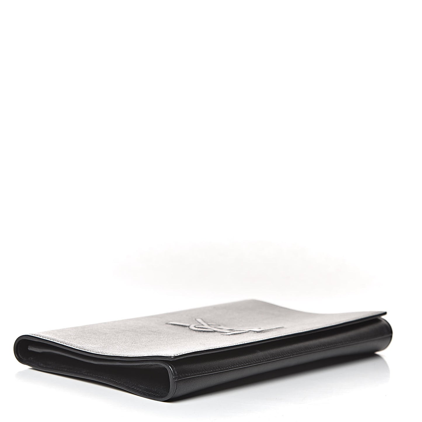 Calfskin Monogram Large Belle De Jour Clutch Black