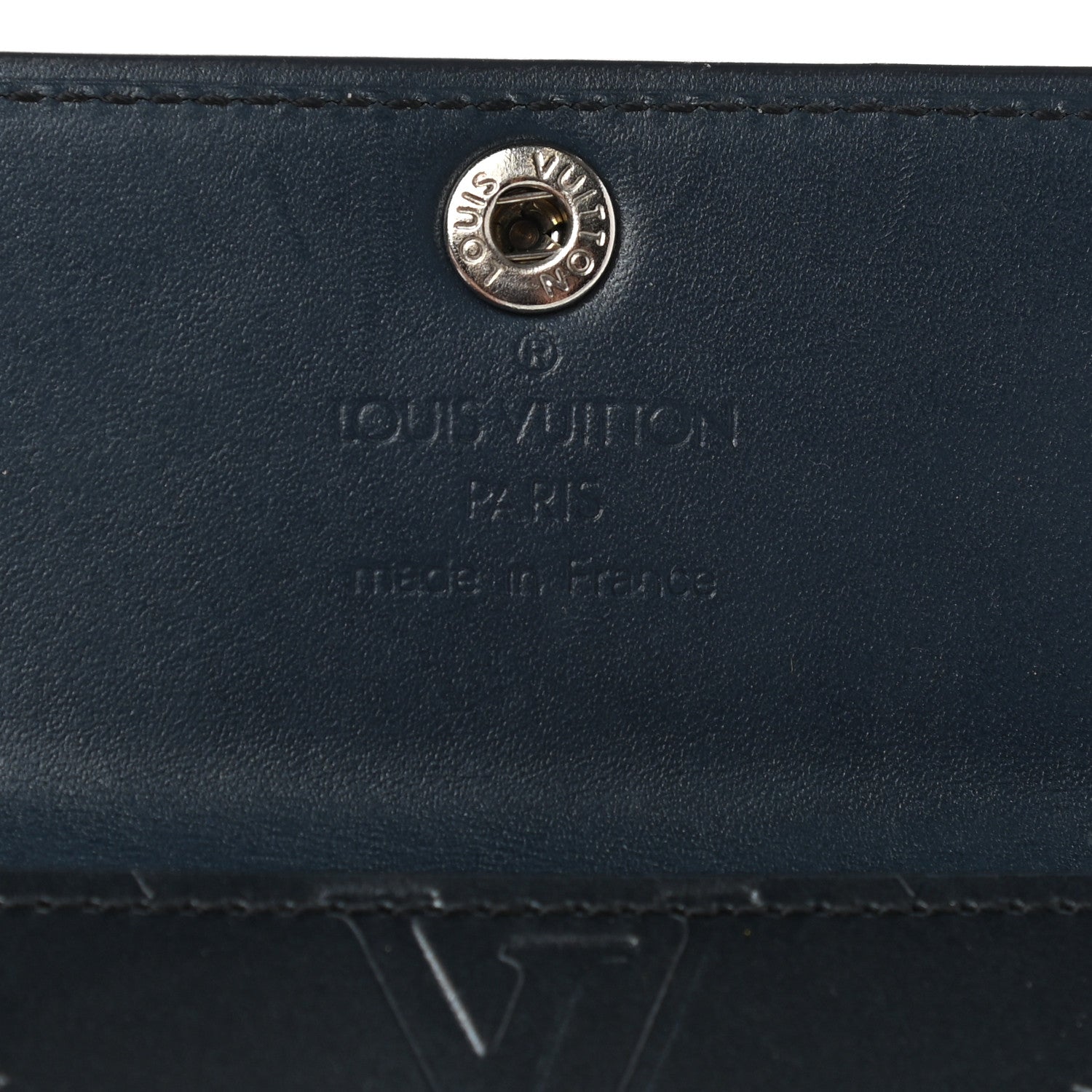 Louis Vuitton Mat Monogram Ludlow Wallet Blue 7 of 7