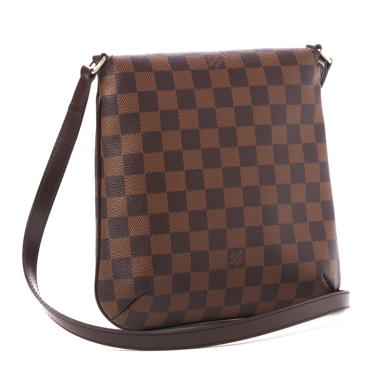 Damier Ebene Musette Salsa Long Strap