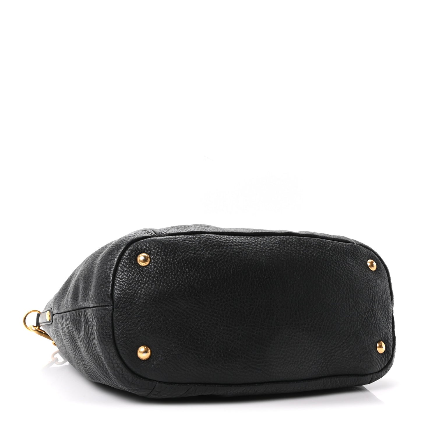 Vitello Daino Shopping Tote Black