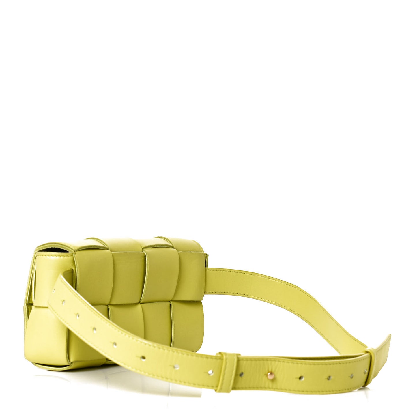 Nappa Maxi Intreccio The Belt Cassette Bag Kiwi